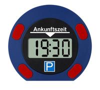 vsshe Disque de Stationnement Électronique, Parcmètre numérique pour Voiture avec Écran LCD, Automatique, Heure d'été et d'hiver Minuterie, Parcmètre Électrique pour Voiture, Bleue