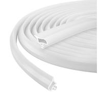 vsshe Joint de Porte Caoutchouc Contre, 15m Bande de Join, Joint d'Étanchéité Porte, Boudin PVC Cadre Porte, Joint Fenetre Isolation Bruit, Door Sea Anti-collision et Anti-intempéries Antipoussière