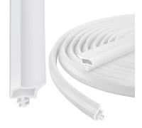 vsshe Joint de Porte Caoutchouc Contre, 6m Bande de Join, Joint d'Étanchéité Porte, Boudin PVC Cadre Porte, Joint Fenetre Isolation Bruit, Door Sea Anti-collision et Anti-intempéries Antipoussière