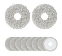 vsshe Lot de 10 Serpillères de Rechange Microfibre,Compatible avec Xiaomi X10+/X20+, Dreame L10s Ultra/L10 Ultra/L20 Ultra/L10s Pro Ultra Heat/X40 Ultra Complete/L10 Prime & Ecovacs X1/X2/T20/T30