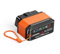 vsshe OBD2 Diagnostic Auto, Adapter de Diagnostic OBD2 Bluetooth 5.2 pour Voiture, OBDII Scanner sans Fil, Lecteur Codes Erreur & Données en Temps Réel, Connecteur de Testeur OBDII pour iOS Android
