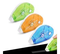 vsshe Rouleau de Colle Roller, 3Pcs Rouleaux Roller Colle, 8m*8mm Souris Roller Colle Ruban Adhésif Double Face, Colles Rollers Adhésif Résistant Déchirure pour Album Photo, Cartes, DIY Carte.
