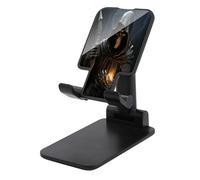 VstaDank Grim-Reaper Support de téléphone portable réglable et pliable pour smartphones et tablettes de 4 à 13 pouces, accessoires de bureau de voyage, style noir