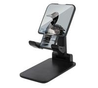 VstaDank Loon Nature Bird Support de téléphone portable réglable et pliable pour smartphones et tablettes de 4 à 13 pouces, accessoires de bureau de voyage, style noir