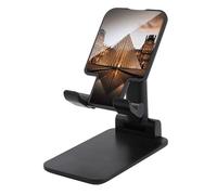 VstaDank Louvre Museum in Paris Support de téléphone portable réglable et pliable pour smartphones et tablettes de 4 à 13 pouces, accessoires de bureau de voyage, style noir