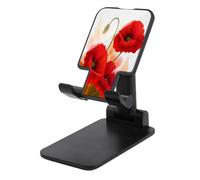 VstaDank Support de téléphone portable pliable réglable et pliable pour smartphones et tablettes de 4 à 13 pouces, accessoires de bureau de voyage, style noir