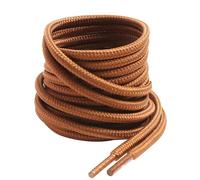 VSUDO 160 cm Lacets Chaussures de Travail et Bottes - Diamètre 4mm Lacets Ronds Brun Clair Résistants pour Randonnée, Sécurité et Usage Intensif (2 Paires-Brun Clair-160CM)
