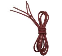 VSUDO 80 cm Lacets Ronds Cirés Bordeaux pour Chaussures de Ville, ø2.5mm Business Oxford Lacets pour Brogue et Derby, Desert/Ankel Boot Bottines Lacets pour Femme ou Homme (1 Paire-Bordeaux-080CM)