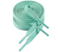 VSUDO Lacets Menthe Vertes Plats 80 cm pour Baskets, Lacets Chaussures Menthe Verte Plat pour Sneakers - Compatible avec Nike Air Force, Adidas Stan Smith, Converse, Vans (1 Paire-Menthe Verte-080cm)