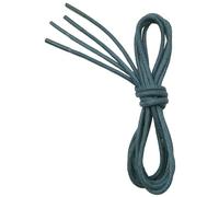 VSUDO Lacets ronds cirés pour chaussures habillées - Diamètre de 2,5 mm - Lacets de rechange fins pour chaussures richelieu, derbies, brogues, blucher, bottines richelieu ou bottes en daim, bleu