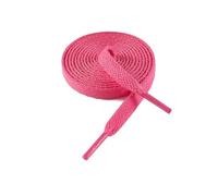 VSUDO Lacets Rose Rouges Plats 80 cm pour Baskets, Lacets Chaussures Rose Rouge Plat pour Sneakers - Compatible avec Nike Air Force, Adidas Stan Smith, Converse, Vans (1 Paire-Rose Rouge-080cm)