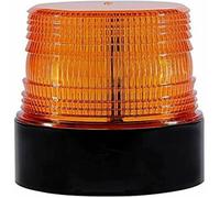VSUZR Gyrophare Orange LED Batterie, Phare d'Avertissement Clignotant magnétique pour véhicule avec Prise Allume-Cigare 12V/24V