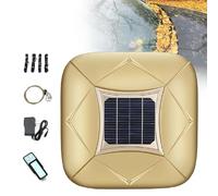 VsyPtyc Housse de Voiture Solaire Automatique avec télécommande, Recharge Solaire, Ouverture Rapide en 10 Secondes, pour berline, SUV et monospace, Alarme antivol Gold-3XXL
