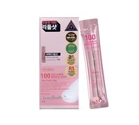 VT COSMETICS Collagène Reedle Shot, Lot de 10 Sticks Monodose 2 ml, Sérum Visage Hydratant avec Centella Asiatica, Rose