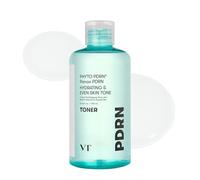 VT COSMETICS PDRN Toner hydratant pour le visage avec 50 000 ppm PDRN végétalien, ginseng sauvage coréen, niacinamide et panthénol, léger, sans parfum, apaisant pour la peau, coréen