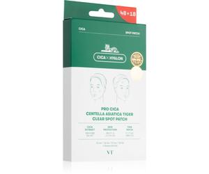 VT Cosmetics Pro Cica Centella Asiatica Tiger Clear Spot Patch patchs à peaux à problèmes 66 pcs
