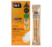 VT COSMETICS Vita-Light, Sérum Visage en Stick avec Vitamine C et E, 10 Monodoses de 2 ml, Centella Asiatica, Micro-aiguilles Naturelles