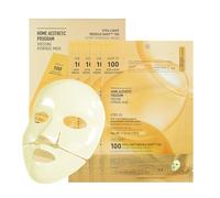 VT COSMETICS Vita-Light Reedle Shot 100 Masque hydrogel 2 phases, masque facial coréen éclairant, avec glutathion et exosomes, 34,3 g x 4