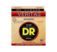DR Strings – Jeu de cordes pour guitare acoustique VTA-13 Veritas Phosphor Bronze Medium 13-56