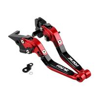 VTAIEX Accessoires pour motos Levier De Frein Et D'embrayage Pliable Extensible Avec Fonction Parking Pour Moto Pour H-onda X-ADV X-ADV750 XADV750 2017-2020(Red 3)