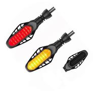 VTAIEX Feux de moto Feu Arrière De Frein, Stop, Position Moto, Clignotant Pour Y-AMAHA YBR DT MT Pour FAZER 250 MT125(Nero)