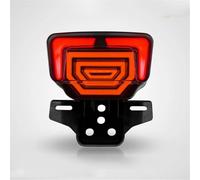 VTAIEX Feux de moto Feux Arrière De Moto Avec Fonction Respiration À Balayage Dynamique Pour H-ONDA TMX125/155(Rosso)