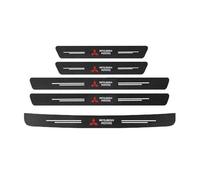 VTANOK 5 Pièces Bandes De Seuil De Porte De Voiture, pour Mitsubishi ASX 2010-2017 2018 2019 2020 2021 2022 2023 2024 2025 DéRapant Protection Aux Rayures Sticker DéCoration Accessoires