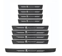 VTANOK 9 Pièces Bandes De Seuil Porte Voiture,pour Peugeot 3008 II SUV 3008 GT 2016 2017 2018-2025 Fibre Carbone DéRapant Protection Rayures Sticker DéCoration Accessoires,C