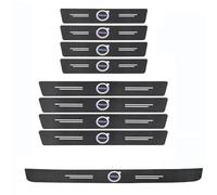 VTANOK 9 Pièces Bandes De Seuil Porte Voiture,pour Volvo EX30 2023 2024 2025 Fibre Carbone DéRapant Protection Rayures Sticker DéCoration Accessoires,A