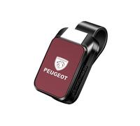 VTANOK Clip de Lunettes de Voiture, pour Peugeot Expert/Traveller AB 2016-2025 Clip de Carte de Ticket Boîte de Rangement pour Console Centrale Accessoires,C