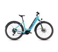 Vtc electrique cube nuride hybrid performance 500 allroad easy entry shimano cues 9v 500 wh 29 bleu swimming pool 2025