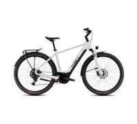 Vtc electrique cube touring hybrid one 625 shimano cues 9v 625 wh 700 mm blanc cotton gris 2025