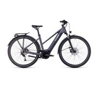Vtc electrique cube touring hybrid one 625 trapeze shimano alivio 9v 625 wh 700 mm gris