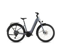 Vtc electrique cube touring hybrid pro 800 easy entry shimano cues 11v 800 wh 700 mm gris pearl 2026