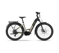 Haibike Trekking 4 Low 27.5´´ Cues Rd-u6000 2026 Electric Bike Noir,Argenté S / 600Wh Calm Sand / Lime