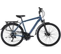 DaCapo VTC Homme 28'' Firenze 200 bleu 24 vitesses TC 53 cm freisn à disques mécaniques