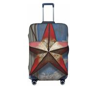 VTCTOASY Housse de bagage American Wastern Texas Star - Housse de bagage de voyage élastique plus épaisse et résistante à la poussière - Résistante aux rayures - Convient aux bagages de 45,7 à 81,3