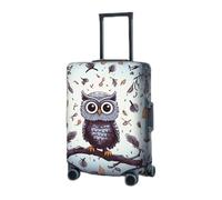VTCTOASY Housse de bagage de voyage élastique (45,7 à 81,3 cm) - Housse de protection pour valise, housse de protection pour valise, lavable, anti-rayures, Noir , M