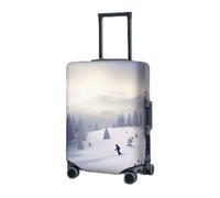 VTCTOASY Housse de bagage de voyage élastique (45,7 à 81,3 cm) - Housse de protection pour valises de ski d'hiver - Lavable et anti-rayures - Décoration, Noir , M