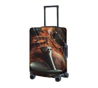VTCTOASY Housse de bagage de voyage élastique (45,7 à 81,3 cm) - Housse de protection pour violon - Lavable et anti-rayures - Décoration, Noir , S