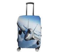 VTCTOASY Housse de bagage de voyage élastique pour valise, housse de protection pour valise d'avion volant, housse de protection pour voyage, lavable, anti-rayures, décoration, Avion volant, XL