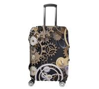 VTCTOASY Housse de bagage de voyage élastique steampunk mécanique housse de valise housse de protection pour valise de voyage lavable anti-rayures housse de valise bagages décoratif, Engrenages