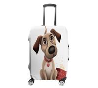 VTCTOASY Housse de bagage de voyage, housse de valise élastique pour chien, housse de protection pour voyage, lavable, anti-rayures, housse décorative, chien, S