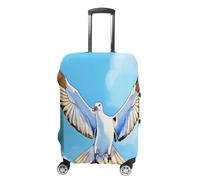 VTCTOASY Housse de bagage de voyage, housse élastique pour valise, housse de protection pour valise, lavable, anti-rayures, décoration, Mouettes en vol, S