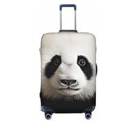VTCTOASY Housse de bagage en forme de tête de panda, couverture de bagage élastique plus épaisse, résistante à la poussière, aux rayures, housse de protection pour bagages de 45,7 à 81,3 cm, Noir , S