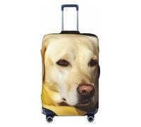 VTCTOASY Housse de bagage jaune pour chien, housse de bagage de voyage élastique plus épaisse, housse de bagage anti-poussière et résistante aux rayures, housse de protection pour bagages de 45,7 à