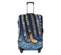 VTCTOASY Housse de bagage pour bâtons de hockey sur glace - Housse de bagage élastique plus épaisse - Résistante à la poussière - Résistante aux rayures - Convient aux bagages de 45,7 à 81,3 cm, Noir