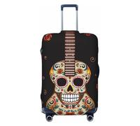 VTCTOASY Housse de bagage pour guitare, poivre, sucre, crâne, voyage, housse de valise, housse de valise élastique plus épaisse, résistante à la poussière, résistante aux rayures, housse de protection