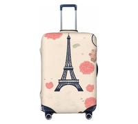 VTCTOASY Housse de bagage Take Me to Paris - Housse de bagage de voyage épaisse et élastique - Résistante à la poussière et aux rayures - Convient aux bagages de 45,7 à 81,3 cm, Noir , XL