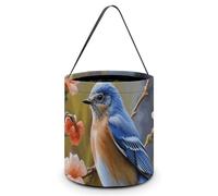 VTCTOASY Sacs à friandises ou à friandises pour Halloween, seau à bonbons, aigle, montagnes, sacs cadeaux, sacs à bonbons pour Halloween, Merle bleu de l'Est, Taille unique